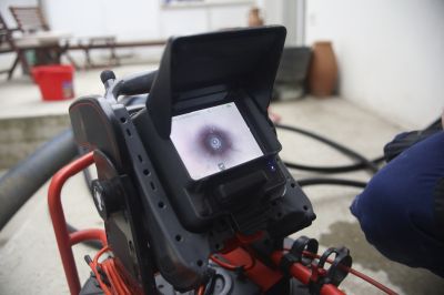 Drain Camera in Use
